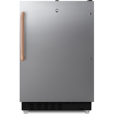 Summit 21 inch Wide Built-in Refrigerator-Freezer, ADA Compliant, 761101076874, ADA302BRFZSSTBC