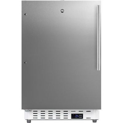 Summit 20 inch Wide Built-In Healthcare All-Refrigerator, ADA Compliant, 761101151342, ADA404REFSSHVLHD