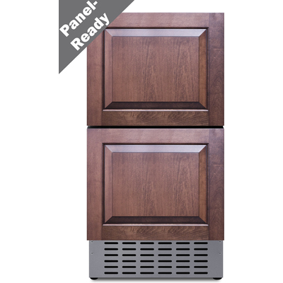 Summit 18 inch Wide 2-Drawer All-Refrigerator, 761101088914, ADRD18H34