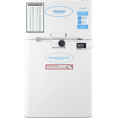 Summit 19 inch Wide General Purpose Refrigerator-Freezer, ADA Height, 761101086033, AGP34RFLCALADA