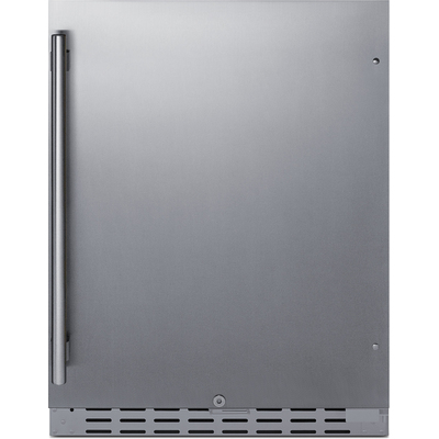 Summit 24 inch Built-In Outdoor Refrigerator, ADA Compliant, 761101108070, AL55OSCSS