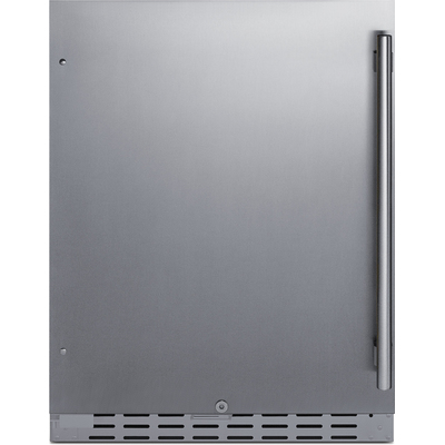 Summit 24 inch Built-In Outdoor Refrigerator, ADA Compliant, 761101145075, AL55OSCSSLHD