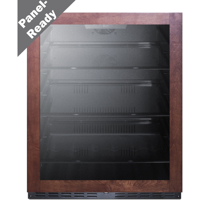 Summit Ada Compliant Built-in Panel-ready Glass Door All-refrigerator AL57GPNR