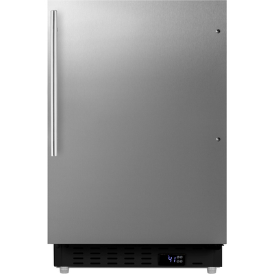 Summit 21 inch Wide Built-In All-Refrigerator, ADA Compliant, 761101076812, ALR47BCSSHV