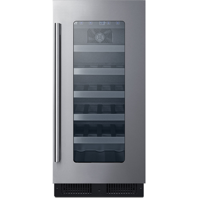 Summit 15 inch Wide Built-In Wine Cellar, ADA Compliant, 761101061481, ALWC15CSS