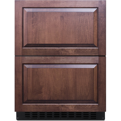 Summit 24 inch Wide 2-Drawer All-Refrigerator, ADA Compliant (Panels Not Included), 761101088938, ASDR2414PNR