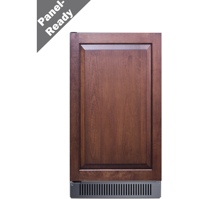 Summit 18 inch Wide Clear Outdoor Icemaker, ADA Compliant (Panel Not Included), 761101150741, BIM182OSADAIFLHD