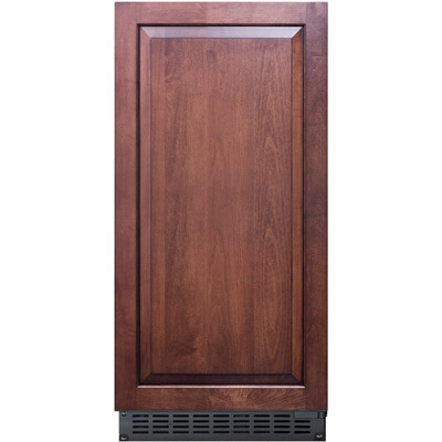 Summit Built-in 15 inch Commercial Grade Indoor/outdoor Clear Icemaker With Gravity Drain, Panel-ready BIM68OSGDRIF