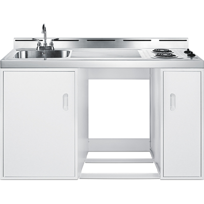 Summit 60 inch Wide All-In-One Kitchenette (Refrigerator Not Included), 761101061542, C60ELNR