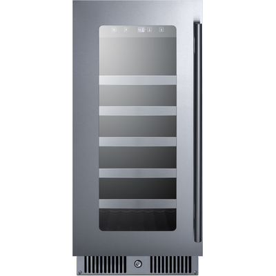 Summit 15 inch Wide Built-In Wine Cellar, 761101075730, CL155WCLHD