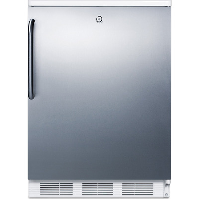 Summit 24 inch Wide Refrigerator-Freezer, ADA Compliant, 761101068992, CT66LWSSTBADA