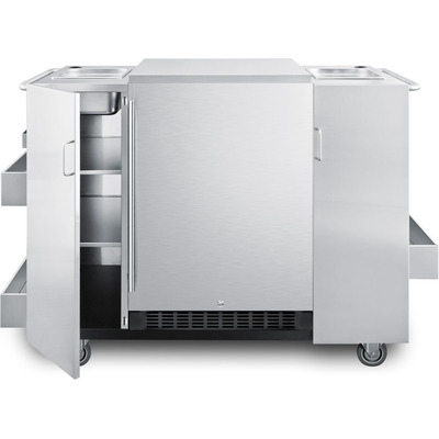 Summit CartOSRF Outdoor Serving Cart With Spr627os