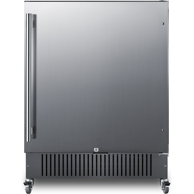 Summit 27 inch Wide Mobile All-Refrigerator, 761101090122, FF27BSSCAS