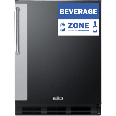 Summit 24 inch Wide All-Refrigerator, ADA Height, 761101089768, FF6BK7BZADA