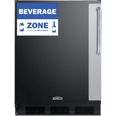 Summit 24 inch Wide All-Refrigerator, 761101089799, FF6BK7BZLHD