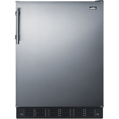 Summit 24 inch Wide All-Refrigerator, ADA Compliant, 761101103112, FF708BL7SSADA