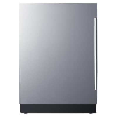 Summit 24 inch wide undercounter refrigerator-freezer with icemaker,  FFRF5IM