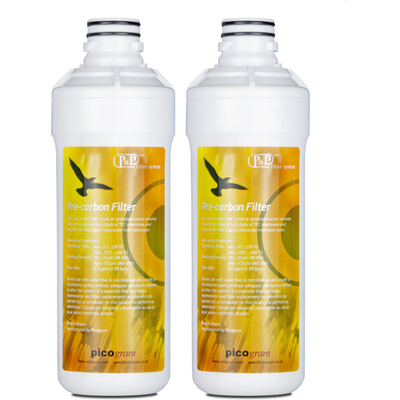 Summit Set of 2 water purification filters for use with BIM100 icemaker,  FILTER100