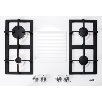 Summit 30 inch Wide 4-Burner Gas Cooktop, 761101078564, GC431W