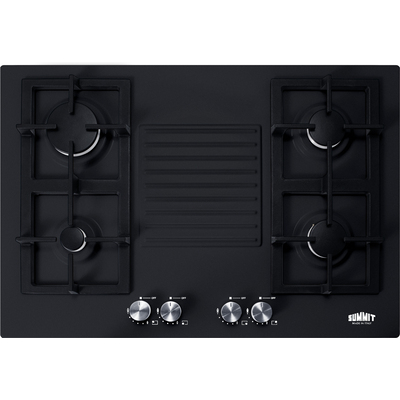 Summit 30 inch Wide 4-Burner Gas Cooktop, 761101078571, GC432B