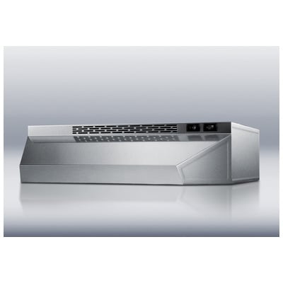 Summit H1642SS 42 Inch Wide Convertible Range Hood For Ducted Or Ductless Use In Stainless Steel Finish