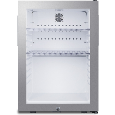 Summit 16 inch Wide Compact Minibar, 761101146836, MB27GLSSLHD
