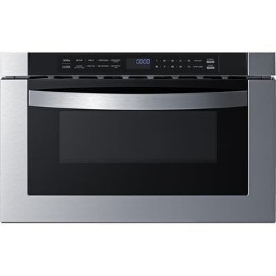Summit 24 inch Wide Built-In Drawer Microwave, 761101086750, MDR245SS
