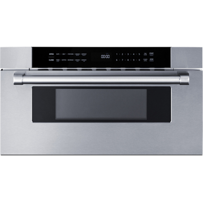 Summit 30 inch Wide Built-In Drawer Microwave, 761101108131, MDR30SS
