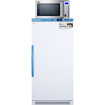 Summit 8 cu.ft. MOMCUBE Breast Milk Refrigerator/Microwave Combination 
, 761101066547, MLRS8MCLK-SCM1000SS