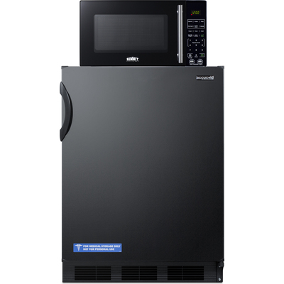 Summit Microwave/Refrigerator-Freezer Combination with Allocator, 761101088327, MRF66BKA
