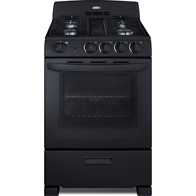 Summit 24 inch Wide Gas Range, 761101103778, RG2402B