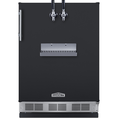 Summit 24 inch Wide Front Tap Built-In Beer Kegerator , 761101145396, SBC58BFRTP