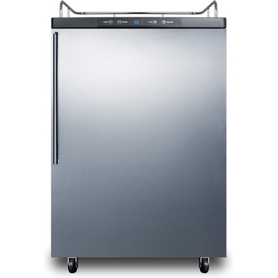 Summit SBC635MNKSSHV Freestanding Residential Beer Dispenser With Digital Thermostat
