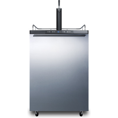 Summit SBC635MSSHH Freestanding Residential Outdoor Beer Dispenser, With Digital Thermostat