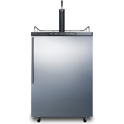 Summit SBC635MSSHV Freestanding Residential Beer Dispenser With Digital Thermostat