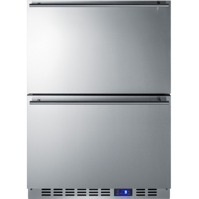 Summit SCFF532D Built-in, Frost-free, 24 Inch Wide Under-counter Freezer Drawers
