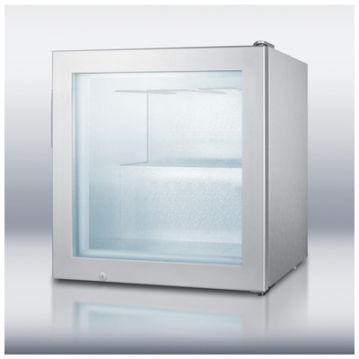 Summit SCFU386CSSVK Countertop Commercial Display Freezer For Vodka Service