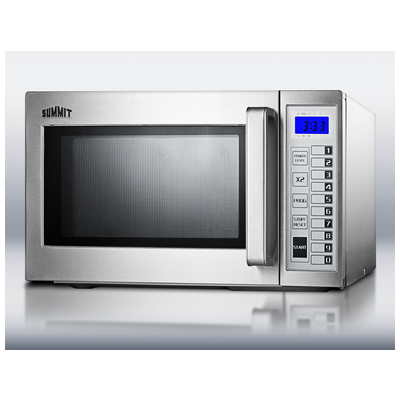 Summit SCM1000SS Commercially Approved Microwave With Stainless Steel Exterior And Interior