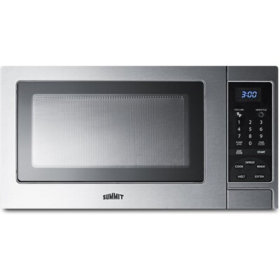 Summit SCM853 Stainless Steel Microwave Oven With Digital Touch Controls;