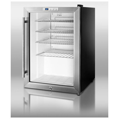 Summit SCR312L Compact Commercial Glass Door Refrigerator