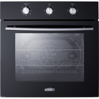Summit 24 inch Wide Gas Wall Oven, 761101147062, SGW241BK