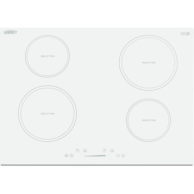 Summit 30 inch Wide 208-240V 4-Zone Induction Cooktop, 761101077628, SINC4B302W