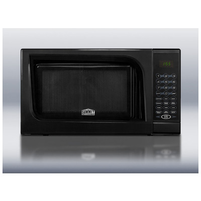Summit SM902BL Mid-sized Microwave Oven With Black Finish