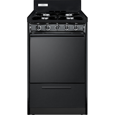 Summit 20 inch Wide Gas Range, Open Burners, 761101054070, TNM1107C