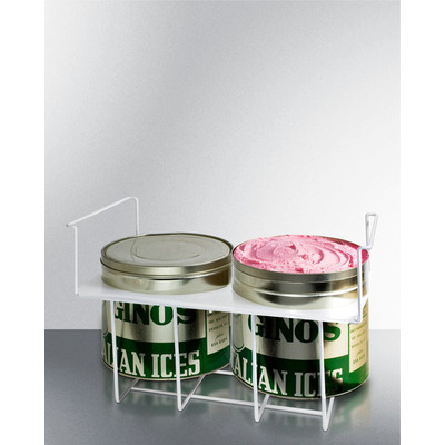 Summit Tub holder basket Basket For 2 Ice Cream Tubs Fits Selected Commercial Freezers