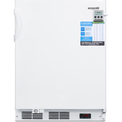 Summit 24 inch Wide Vaccine Storage Built-in Ada Height All-freezer VT65MLBIVACADA