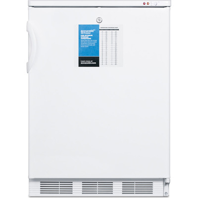 Summit 24 inch Wide Counter Height -25ºc Manual Defrost All-freezer With Lock And Probe Hole VT65MLPRO