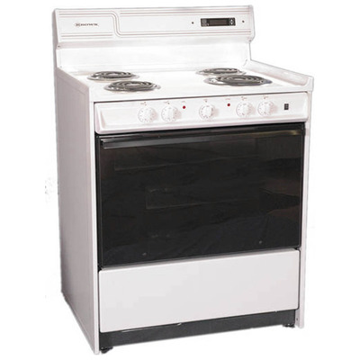 Summit WEM230DK 30 Inch Wide Deluxe Electric Range With Storage Compartment