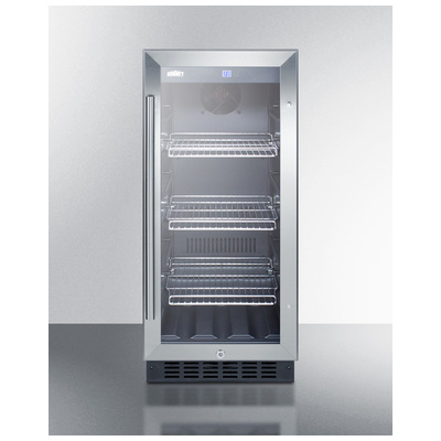 Summit Wine and Beverage Coolers, Built-In,Freestanding, Complete Vanity Sets, 761101050225, SCR1536BG