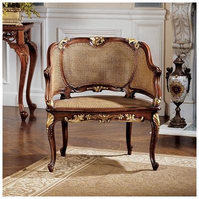 Toscano Chairs, Gold, Complete Vanity Sets, Furniture > Chairs > Side Chairs, 846092036134, AF1553
